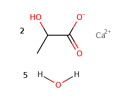 Propanoic acid,2-hydroxy-, calcium salt, hydrate (2:1:?)