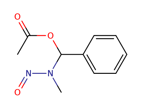 Benzenemethanol, a-(methylnitrosoamino)-, 1-acetate