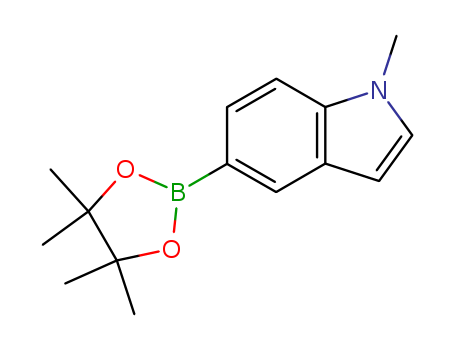 1-methyl-5-(4,4,5,5-tetramethyl-1,3,2-dioxaborolan-2-yl)-1H-indole CAS NO.:837392-62-8