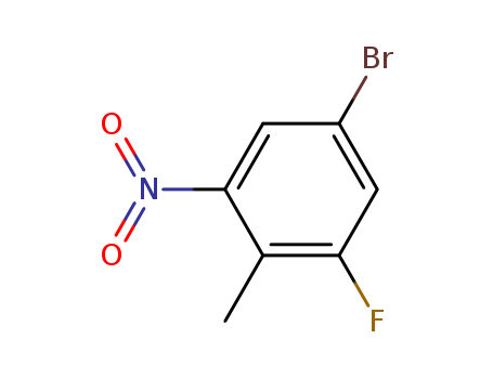 4-Bromo-2-fluoro-6-nitrotoluene
5-Bromo-1-fluoro-2-methyl-3-nitro-benzene