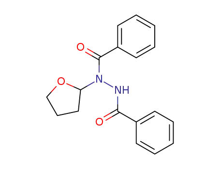 Benzoic acid N'-benzoyl-N'-(tetrahydro-furan-2-yl)-hydrazide