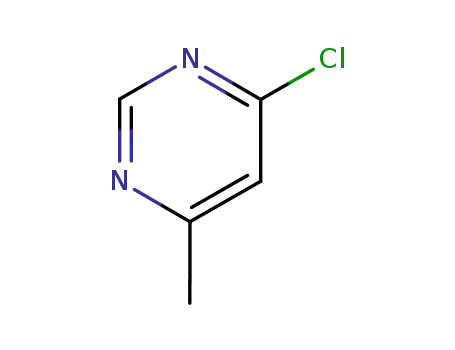 Molecular Structure of 3435-25-4 (4-METHYL-6-CHLORO PYRIMIDINE)