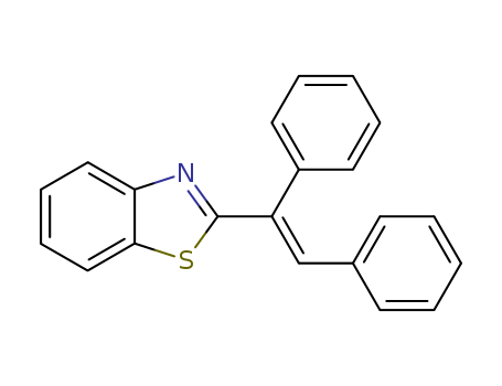 Benzothiazole, 2-(1,2-diphenylethenyl)-
