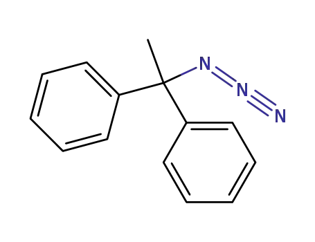 Molecular Structure of 22293-23-8 (Benzene, 1,1'-(1-azidoethylidene)bis-)