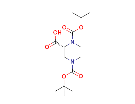 R-1,4-diBoc-piperazine-2-carboxylic acid
