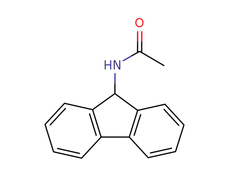 Molecular Structure of 5424-77-1 (N-(9H-fluoren-9-yl)acetamide)