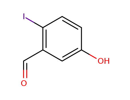 Molecular Structure of 50765-11-2 (5-HYDROXY-2-IODOBENZALDEHYDE)