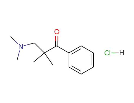 Molecular Structure of 24206-69-7 (3-(dimethylamino)-3-methyl-1-phenylbutan-1-one hydrochloride (1:1))