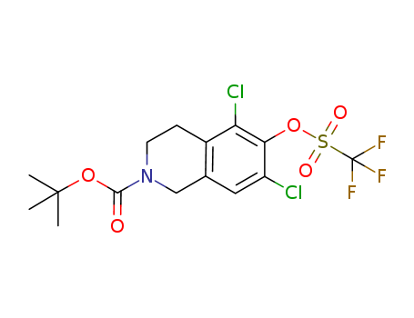2(1H)-Isoquinolinecarboxylic acid, 5,7-dichloro-3,4-dihydro-6-[[(trifluoromethyl)sulfonyl]oxy]-, 1,1-dimethylethyl ester(851784-78-6)