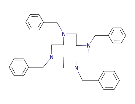 Molecular Structure of 18084-64-5 (1,4,7,10-Tetrabenzyl-1,4,7,10-tetraazacyclododecane)