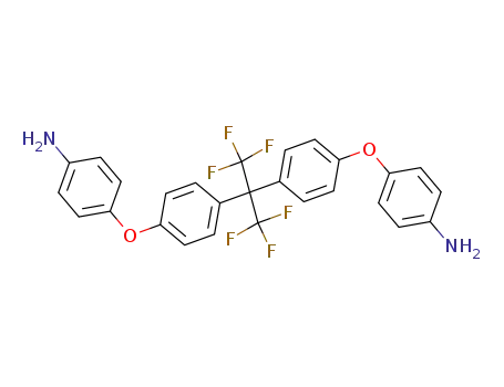 Molecular Structure of 69563-88-8 (2,2-Bis[4-(4-aminophenoxy)phenyl]hexafluoropropane)