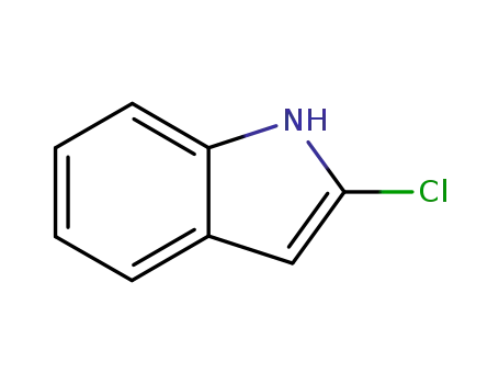 Molecular Structure of 7135-31-1 (1H-Indole,2-chloro-(9CI))