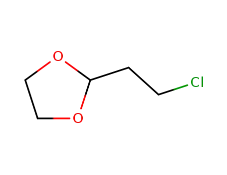Molecular Structure of 4362-36-1 (2-(2-chloroethyl)-1,3-dioxolane)