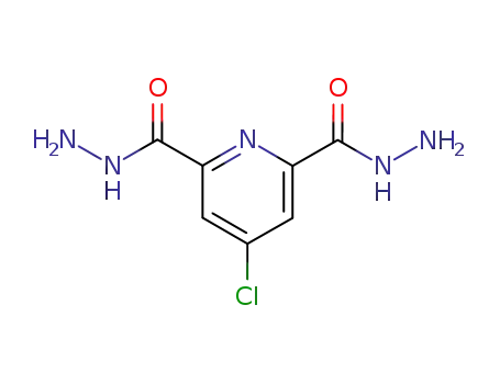 Molecular Structure of 98276-29-0 (4-Chloropyridine-2,6-dicarbohydrazide)