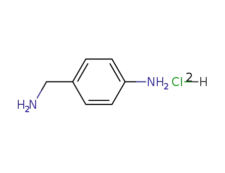 Molecular Structure of 54799-03-0 (4-(AMINOMETHYL)ANILINE DIHYDROCHLORIDE)