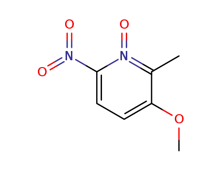 Molecular Structure of 35392-67-7 (3-methoxy-2-methyl-6-nitropyridine 1-oxide)