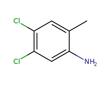 Molecular Structure of 2387-08-8 (4,5-Dichloro-2-methylaniline)