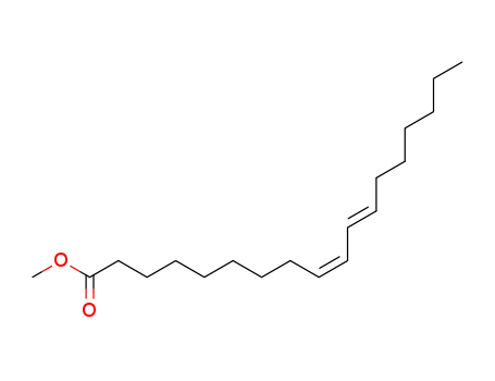 Molecular Structure of 13038-47-6 ((9E,11E)-9,11-Octadecadienoic acid methyl ester)