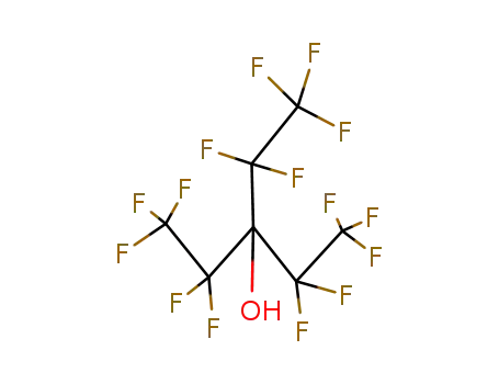 Molecular Structure of 6189-00-0 (1,1,1,2,2,4,4,5,5,5-DECAFLUORO-3-(PENTAFLUOROETHYL)PENTANE-3-OL)