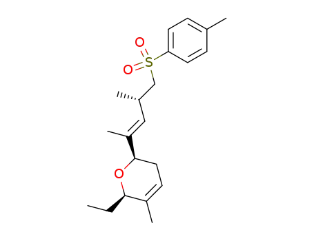 (2R,6R)-2-[(E)-(S)-1,3-Dimethyl-4-(toluene-4-sulfonyl)-but-1-enyl]-6-ethyl-5-methyl-3,6-dihydro-2H-pyran