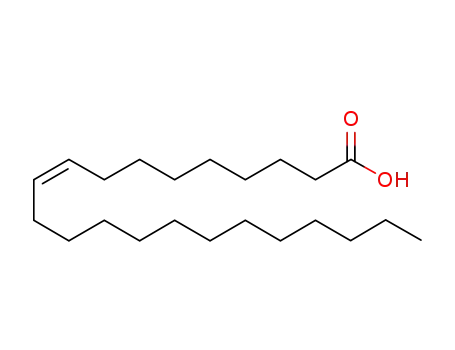 Molecular Structure of 14134-53-3 (9-Docosenoic acid)