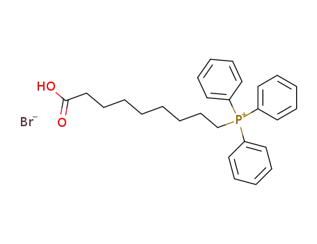 Molecular Structure of 88462-46-8 (Phosphonium, (8-carboxyoctyl)triphenyl-, bromide)