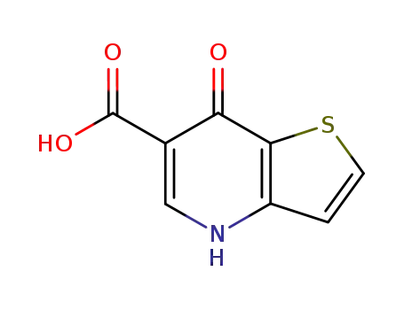 Molecular Structure of 90691-08-0 (7-Hydroxy-thieno[3,2-b]pyridine- 6-carboxylic acid)