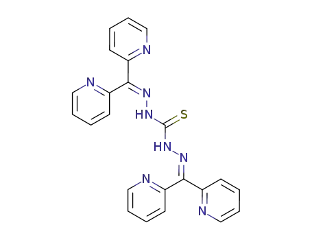 Molecular Structure of 85191-43-1 (1,5-bis(di-2-pyridylmethylene)thiocarbonohydrazide)