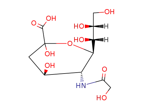 5-glycolylamido-3,5-dideoxy-D-glycero-D-galacto-2-nonulopyranosylonic acid