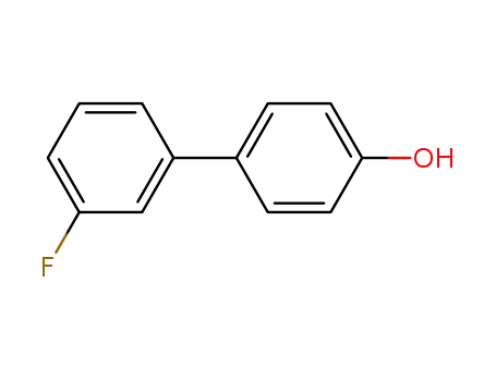 Molecular Structure of 64465-61-8 (3'-FLUORO[1,1'-BIPHENYL]-4-OL)