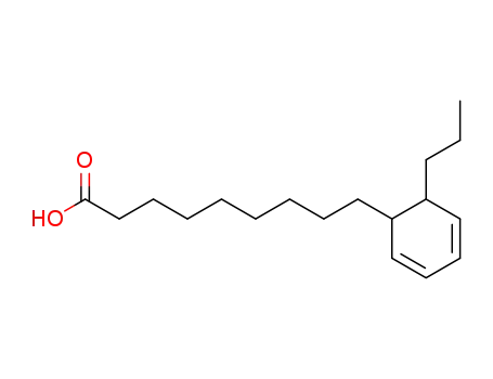Molecular Structure of 25491-26-3 (9-(6-propyl-cyclohexa-2,4-dienyl)-nonanoic acid)