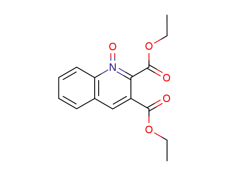 Molecular Structure of 92525-68-3 (2,3-Quinolinedicarboxylic acid, diethyl ester, 1-oxide)