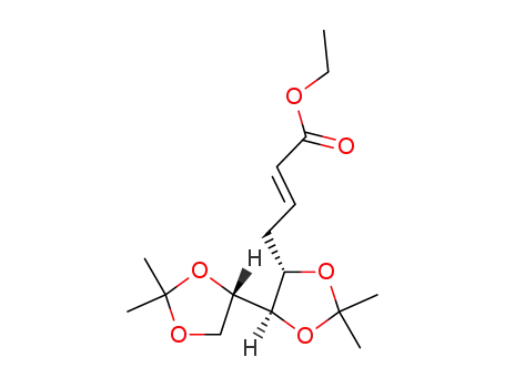 (5S,6R,7S)-5,6:7,8-diisopropylidene-5,6,7,8-tetrahydroxyoct-2-enoic acid ethyl ester