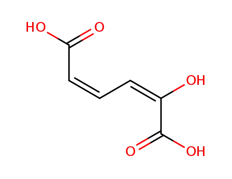 Molecular Structure of 3685-55-0 (2-hydroxymuconic acid)