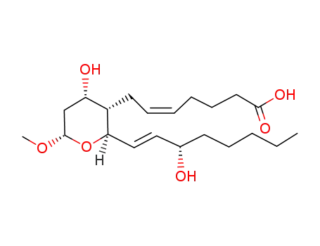 (Z)-7-[(2R,3S,4S,6S)-4-Hydroxy-2-((E)-(S)-3-hydroxy-oct-1-enyl)-6-methoxy-tetrahydro-pyran-3-yl]-hept-5-enoic acid