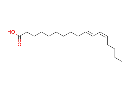Molecular Structure of 2420-44-2 (CIS-10,TRANS-12-CONJUGATEDLINOLEICACID)