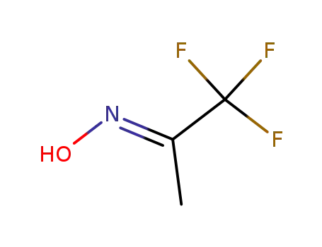 Molecular Structure of 34226-10-3 (2-Propanone, 1,1,1-trifluoro-, oxime, (2E)-)