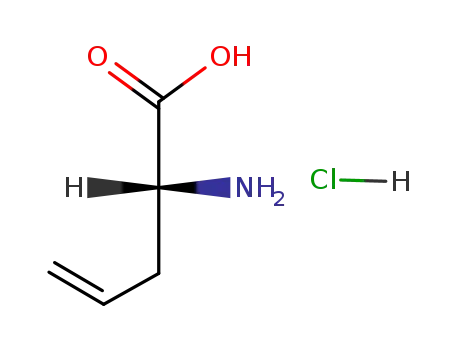 Molecular Structure of 108412-04-0 (D-Allylglycine hydrochloride)