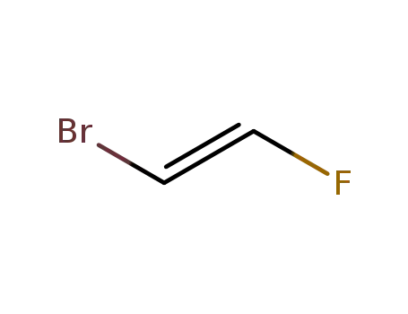 Molecular Structure of 2366-32-7 ((E)-1-Bromo-2-fluoroethene)
