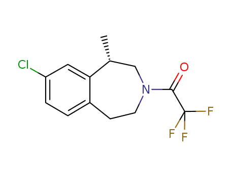 1H-3-Benzazepine,
8-chloro-2,3,4,5-tetrahydro-1-methyl-3-(trifluoroacetyl)-, (1S)-