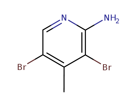 2-AMINO-3,5 DIBROMO-4-METHYL PYRIDINE
