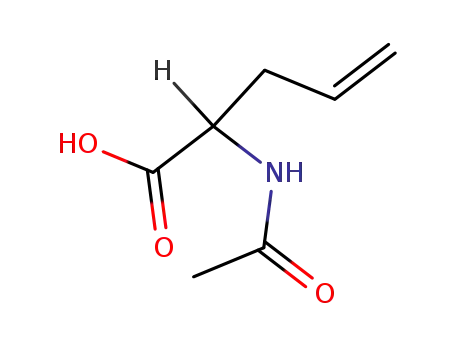 Molecular Structure of 50299-14-4 (N-ACETYL-DL-ALLYLGLYCINE)