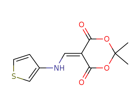 2,2-dimethyl-5-((thiophen-3-ylamino)methylene)-1,3-dioxane-4,6-dione