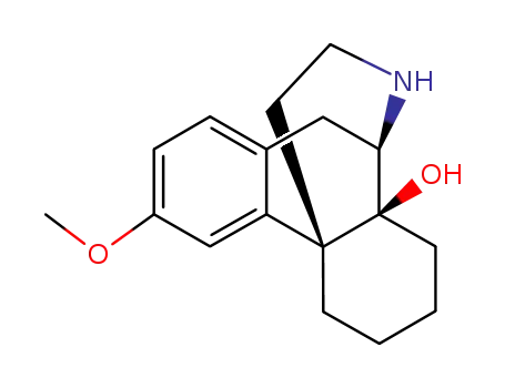Molecular Structure of 50807-67-5 (Morphinan-14-ol, 3-methoxy-)