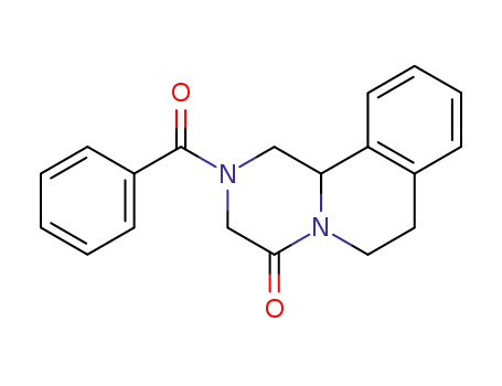 Molecular Structure of 54761-87-4 (2-BENZYL-1,2,3,6,7,11B-HEXAHYDRO-4H-PYRAZION[2,1-A] ISOQUINOLINE-4-ONE)