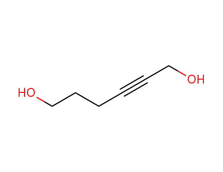 Molecular Structure of 32114-34-4 (hex-2-yne-1,6-diol)