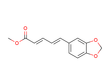 2,4-Pentadienoic acid, 5-(1,3-benzodioxol-5-yl)-, methyl ester, (2E,4E)-