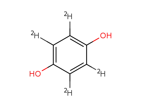 Molecular Structure of 25294-85-3 (Hydroquinone-d4)