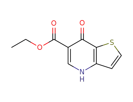 Molecular Structure of 69626-98-8 (7-OXO-4,7-DIHYDRO-THIENO[3,2-B]PYRIDINE-6-CARBOXYLIC ACID ETHYL ESTER)