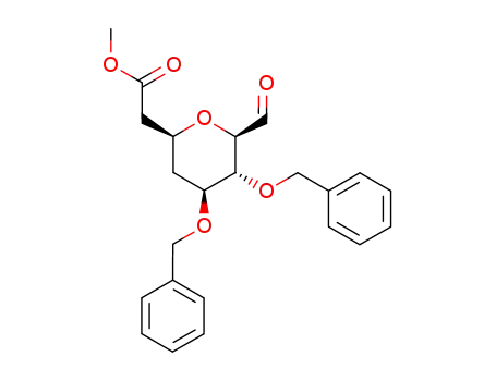 [2,3-di-O-benzyl-4,6-dideoxy-6-(methoxycarbonyl)-D-gluco-β-C-pyranosyl]aldehyde